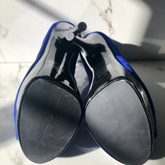 B2 Blue ruffle heels - Picture 4 of 4